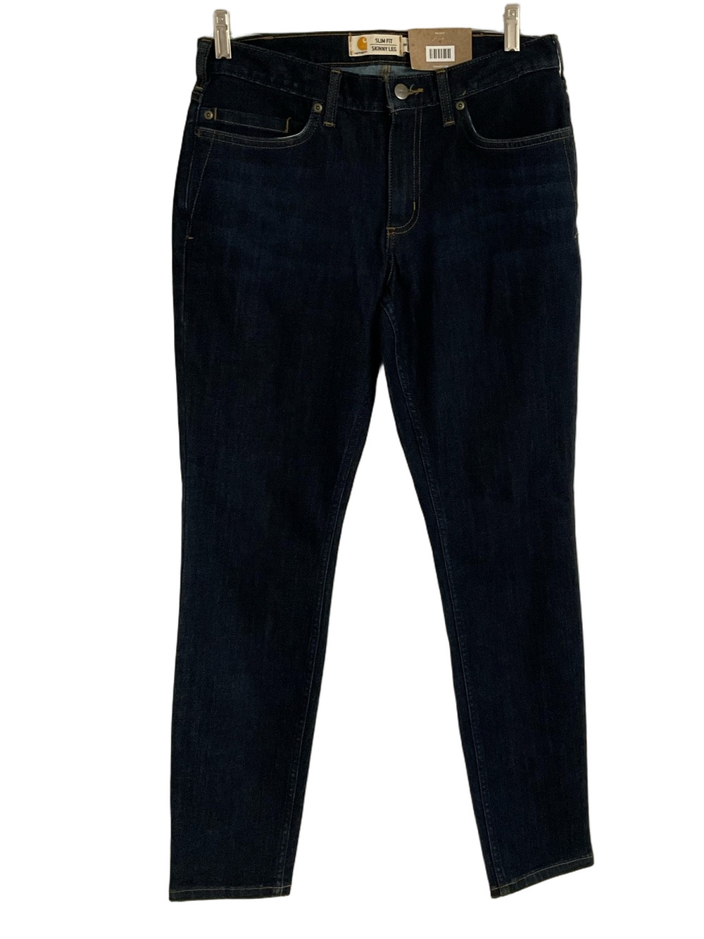 NWT Women’s Carhartt Rugged Flex Slim Fit Skinny Leg Layton Jeans Size 8